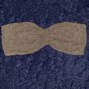 Aerie Gray Lace Bandeau
